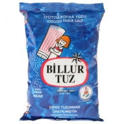 BİLLUR tuz poşet 750g