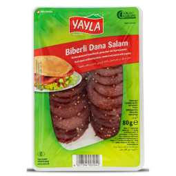 YAYLA Biberli Dana Salam 80g